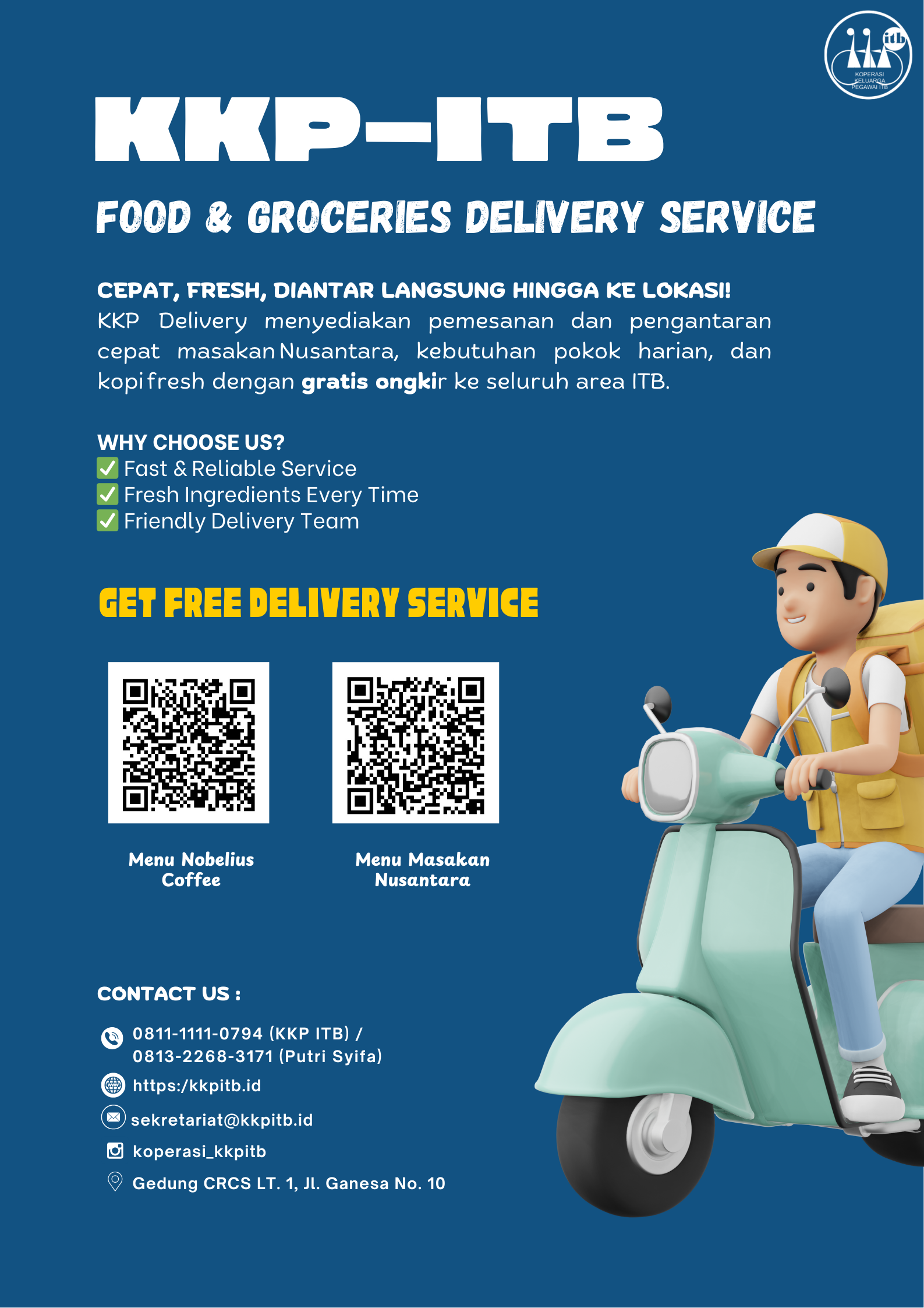 KKP ITB FOOD & GROCERIES DELIVERY SERVICE